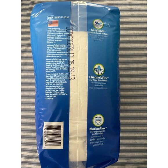 NEW FitRight Underwear Adult Extra Diapers Briefs 20Ct Size L Waist 40"-56" - Picture 4 of 4